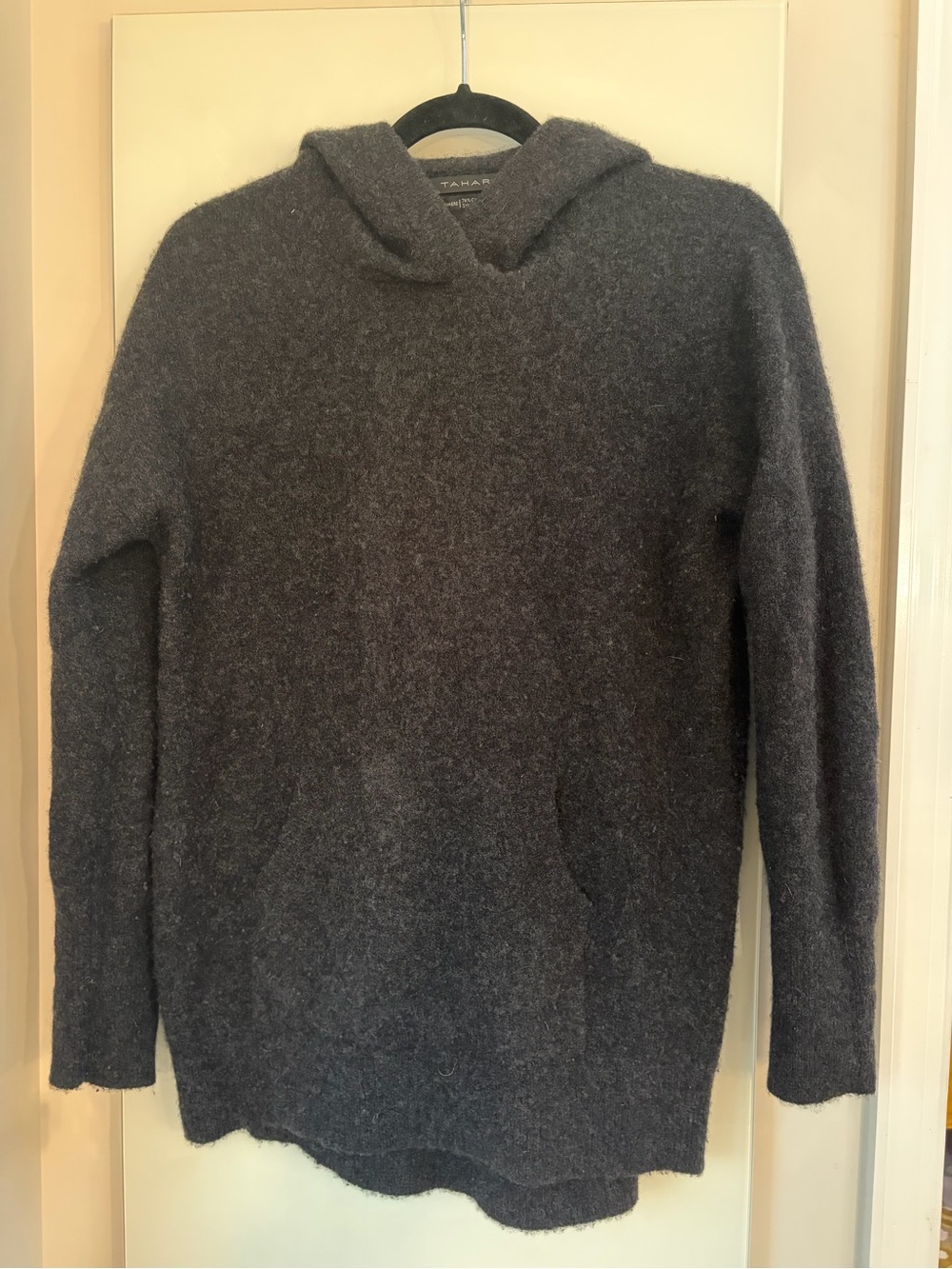 Tahari Luxe Cashmere Blend Oversized Hoodie